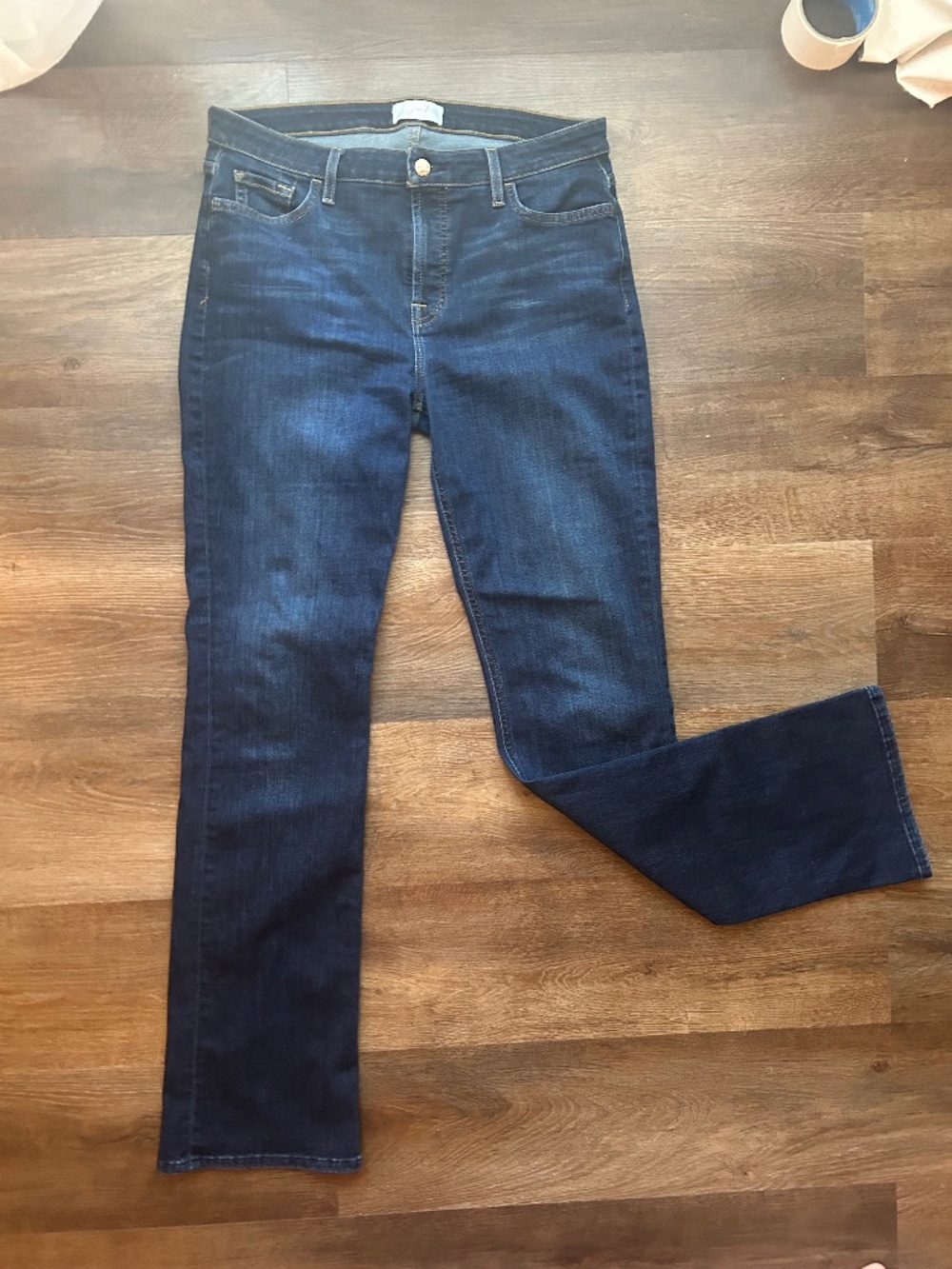 Jen7 Dark Wash Straight Leg Jeans Women's Size 12